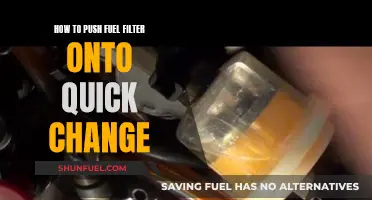 Quick-Change Fuel Filter: Easy Push-On Installation