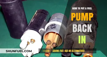 Step-by-Step Guide: Reinstalling Your Fuel Pump Safely and Efficiently