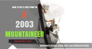 DIY Fuel Pump Replacement Guide for 2003 Mercury Mountaineer