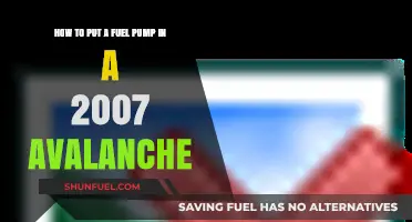 DIY Fuel Pump Replacement Guide for 2007 Avalanche Owners