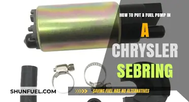 Chrysler Sebring Fuel Pump Replacement: Step-by-Step DIY Installation Guide