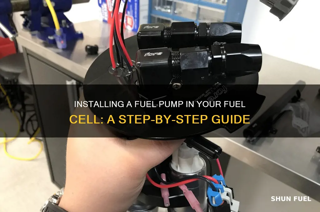 how to put a fuel pump in a fuel cell