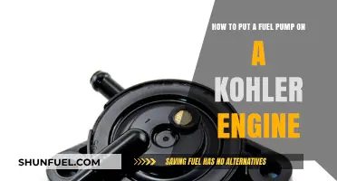 Step-by-Step Guide: Installing a Fuel Pump on a Kohler Engine