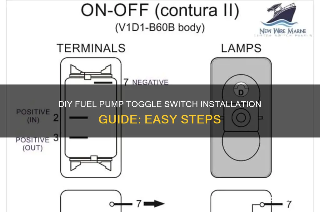 how to put a fuel pump on a toggle switch