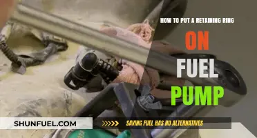 Easy Guide: Installing a Retaining Ring on Your Fuel Pump