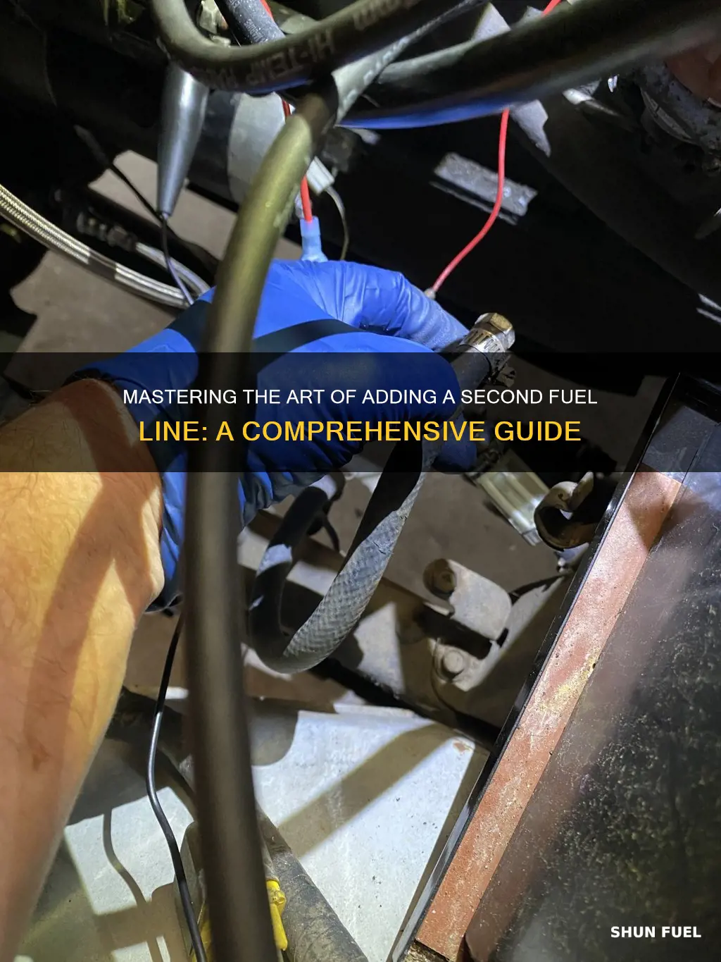 how to put a second fuel line