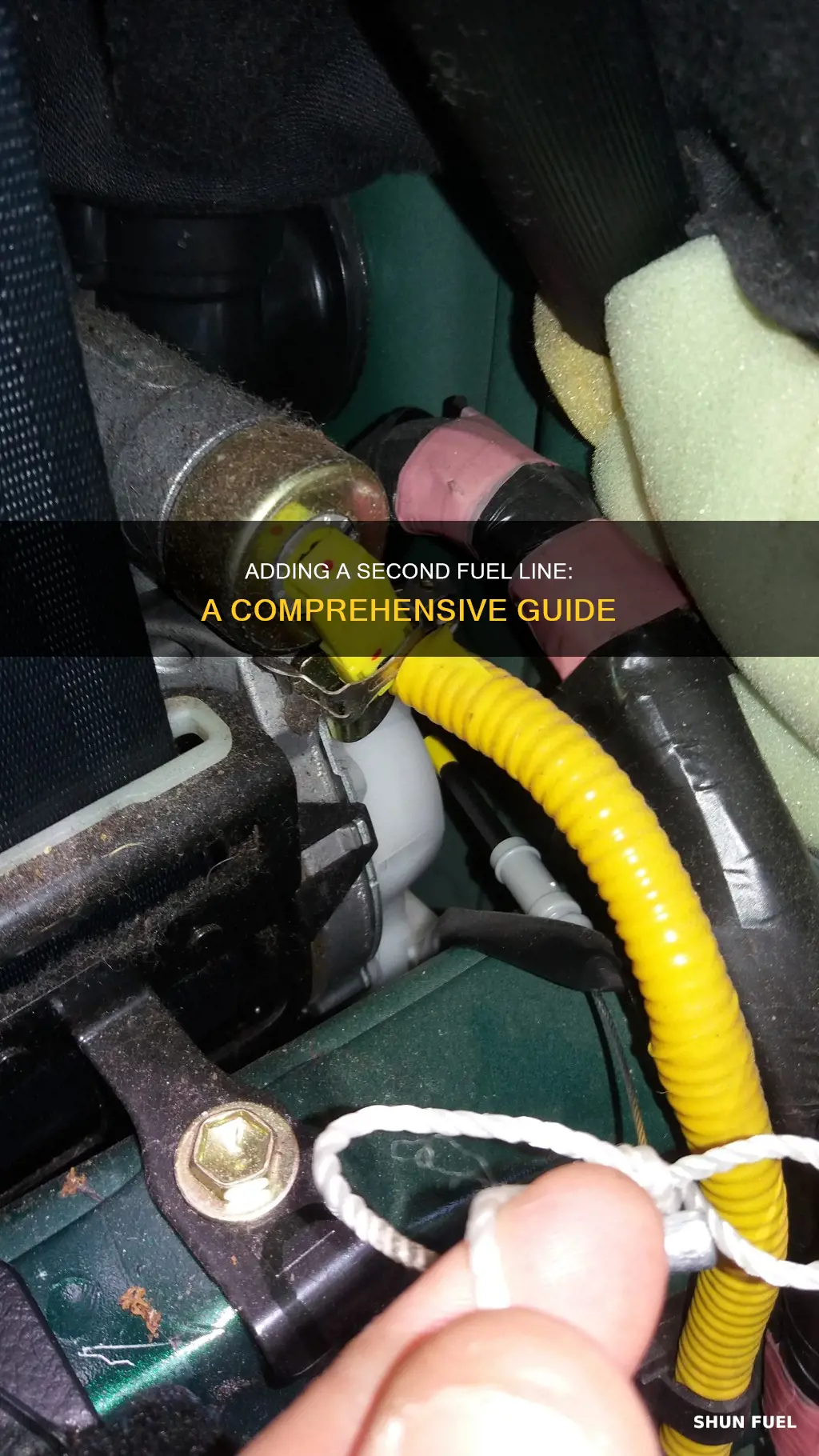 how to put a second fuel line
