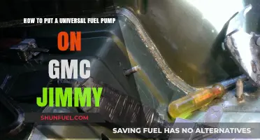 Install a Universal Fuel Pump on Your GMC Jimmy: Step-by-Step Guide
