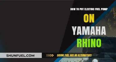Installing an Electric Fuel Pump on Your Yamaha Rhino: Step-by-Step Guide