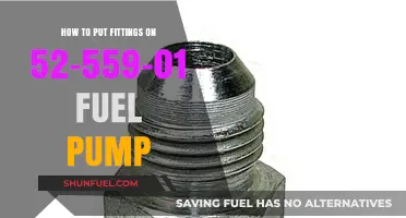 Installing Fittings on 52-559-01 Fuel Pump: A Step-by-Step Guide