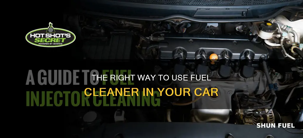 how to put fuel cleaner in car