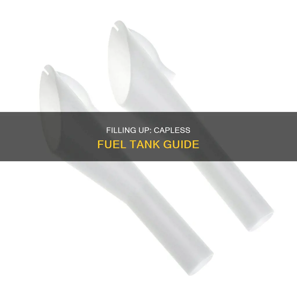 how to put fuel into fird capless fuel tank