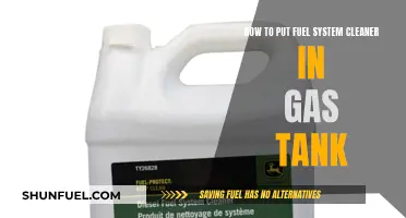 Efficiently Adding Fuel System Cleaner to Your Gas Tank