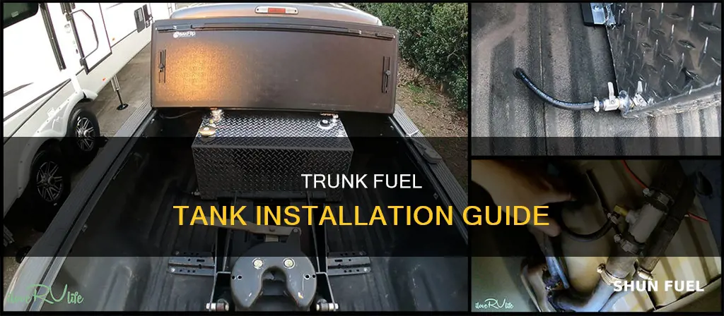 how to put fuel tank in trunk