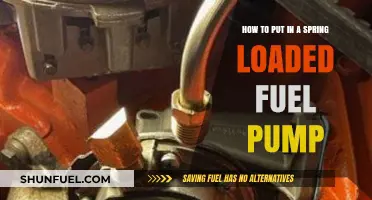 Step-by-Step Guide to Installing a Spring-Loaded Fuel Pump