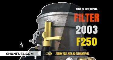 Installing a Fuel Filter in Your 2003 F250: A Step-by-Step Guide