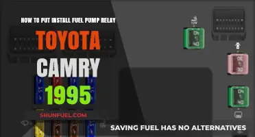 Installing a Fuel Pump Relay in a 1995 Toyota Camry: Step-by-Step Guide