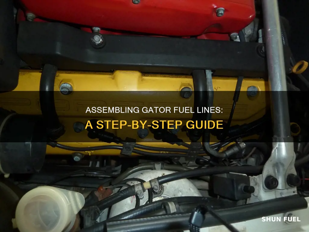 how to put together gator fuel line