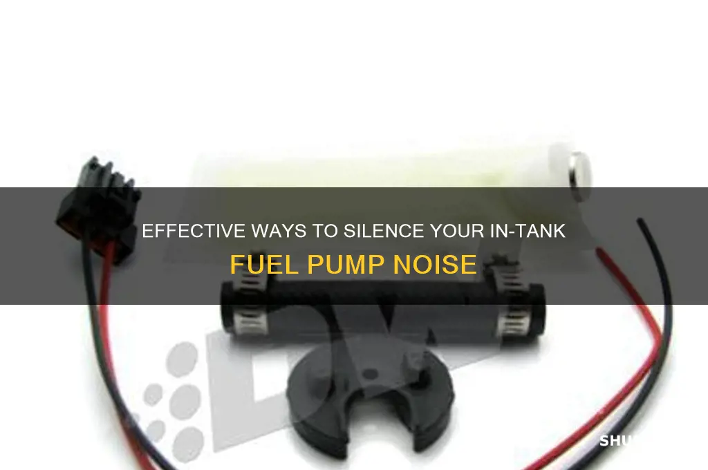 how to quiet intank fuel pump