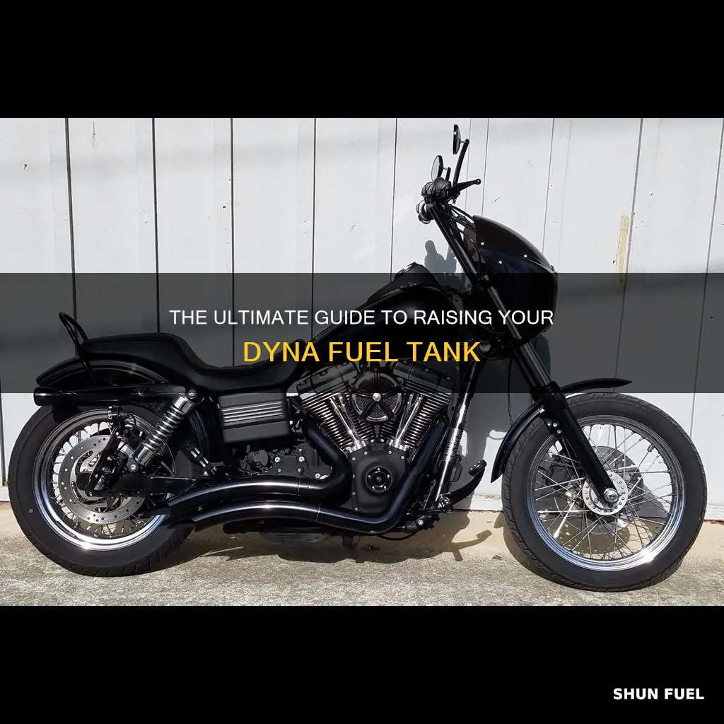 how to raise dyna fuel tank