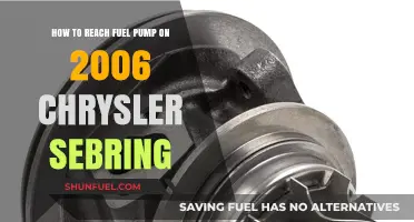 Accessing the Fuel Pump in a 2006 Chrysler Sebring: A Step-by-Step Guide