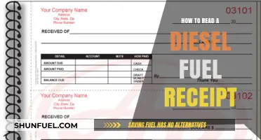 Decoding Diesel Fuel Receipts: A Guide to Reading