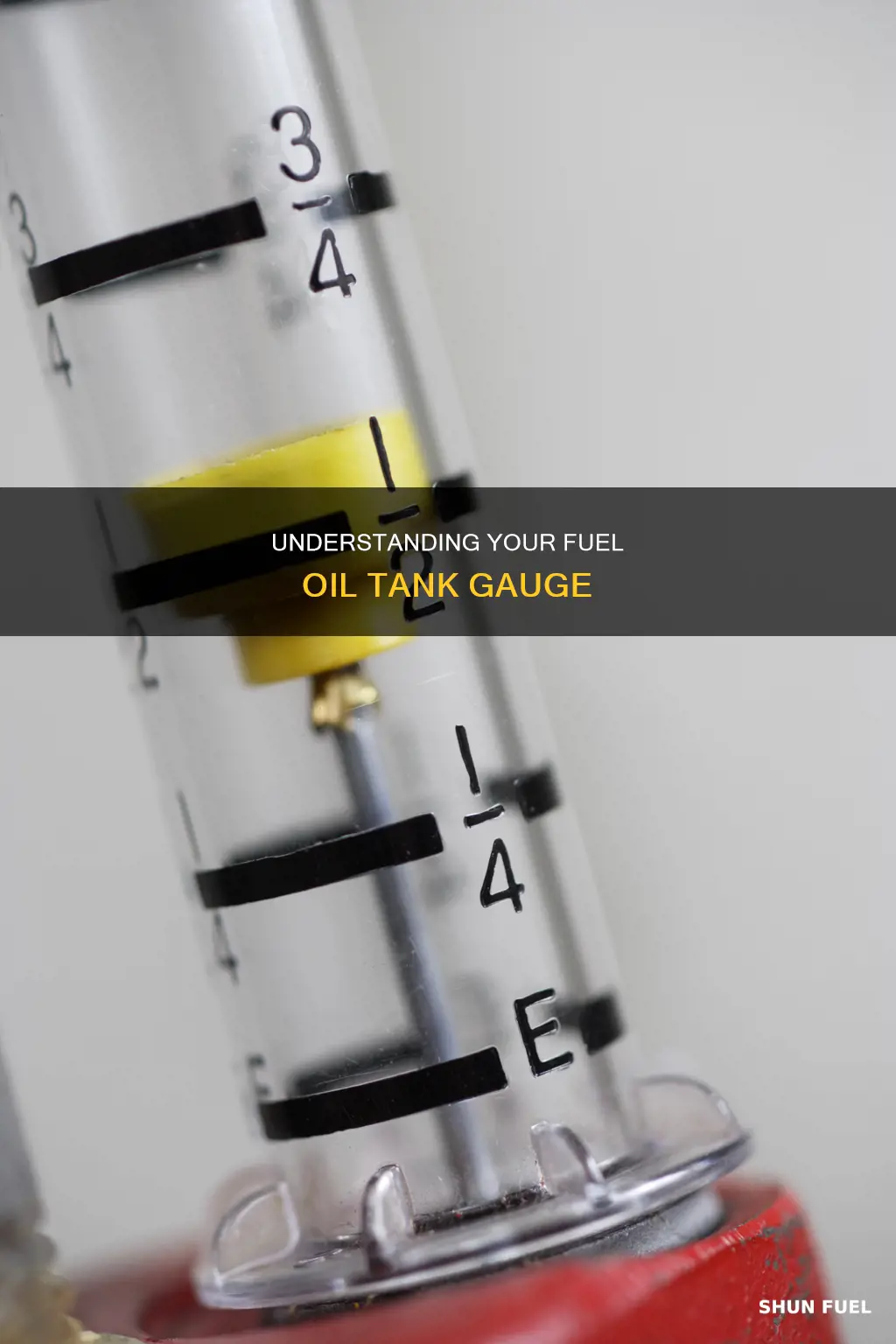 how to read a fuel oil tank gauge