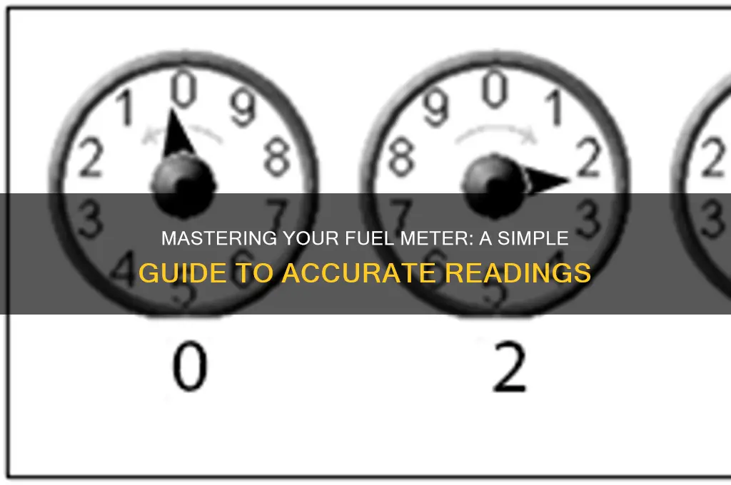 how to read fuel meter