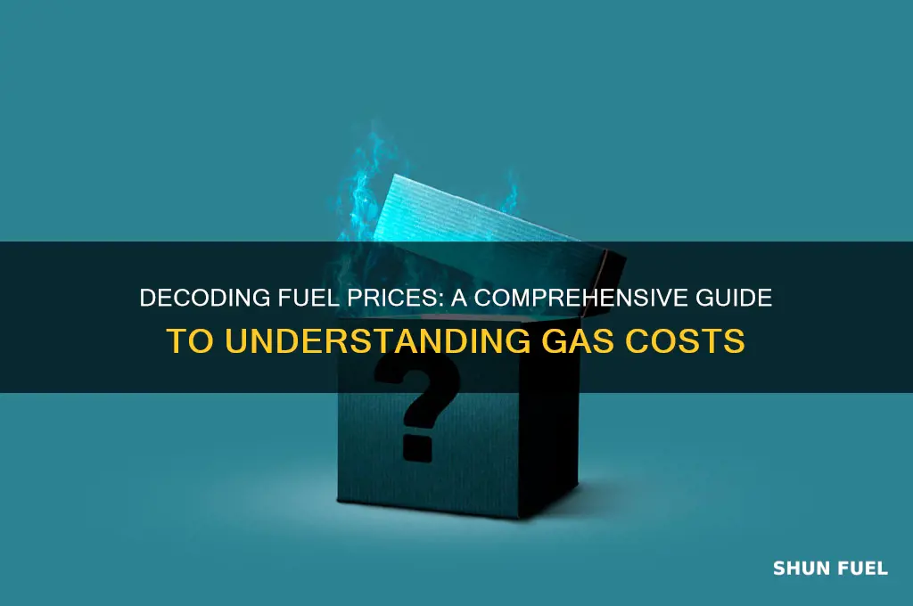 how to read fuel prices