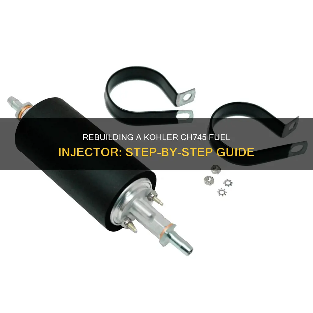 how to rebild a fuel injector on a kohler ch745