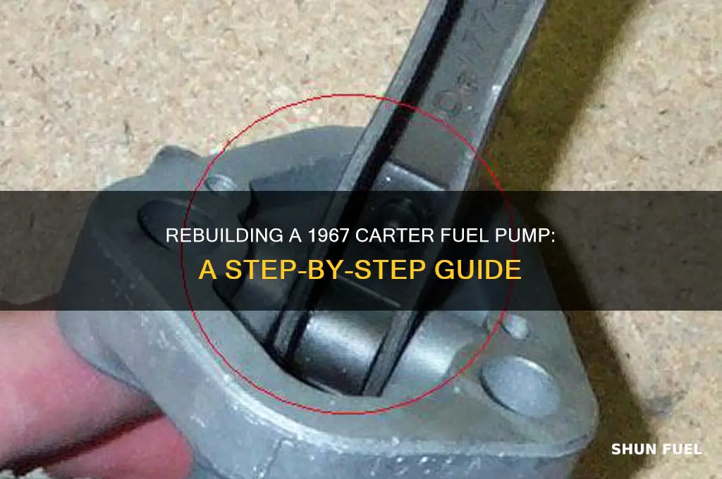 how to rebuild 1967 carter fuel pump