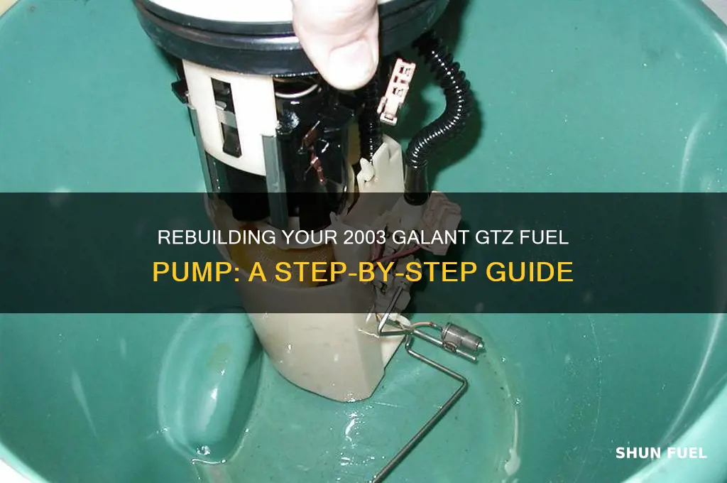 how to rebuild 2003 galant gtz fuel pump