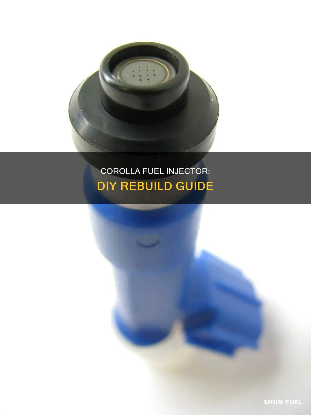how to rebuild 2009 corolla fuel injector