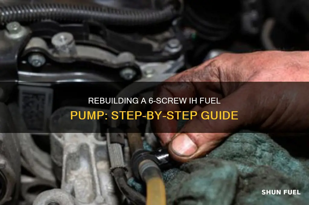 how to rebuild a 6 screw ih fuel pump