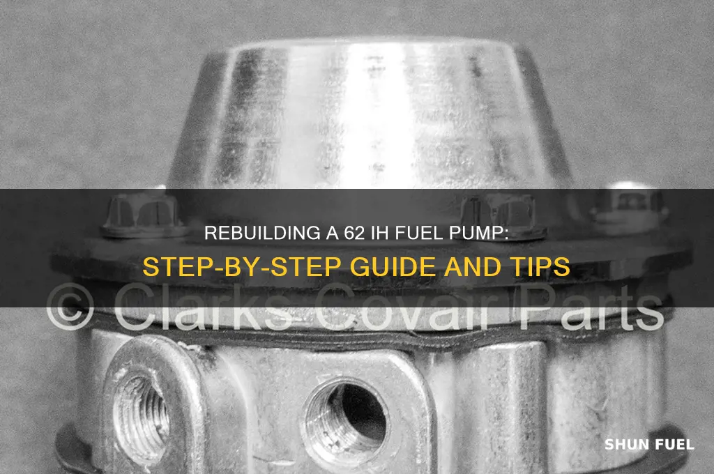 how to rebuild a 62 ih fuel pump