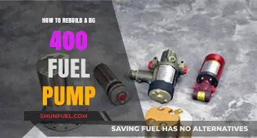 Rebuilding a BG 400 Fuel Pump: Step-by-Step Guide and Tips