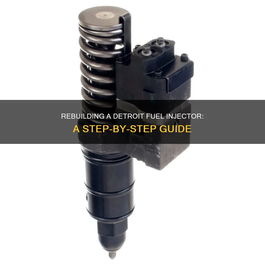how to rebuild a detroit fuel injector