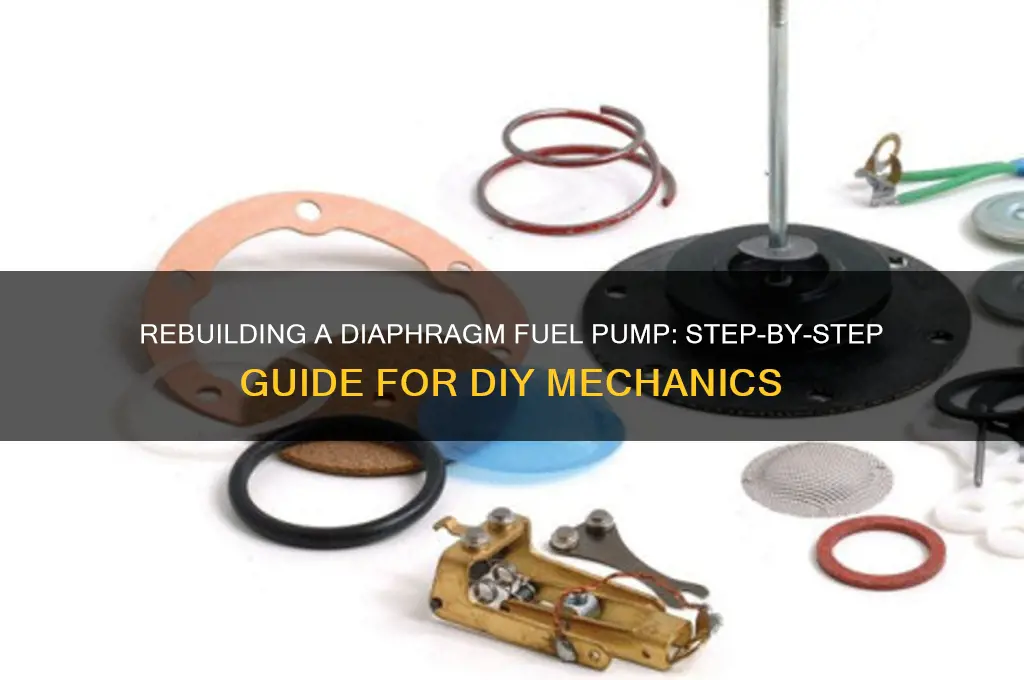 how to rebuild a diaphragm fuel pump
