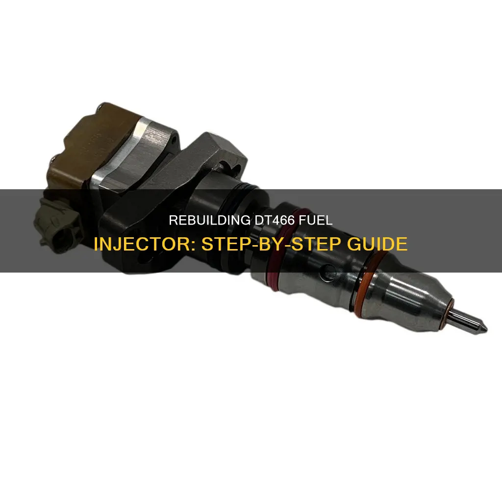 how to rebuild a dt466 fuel injector