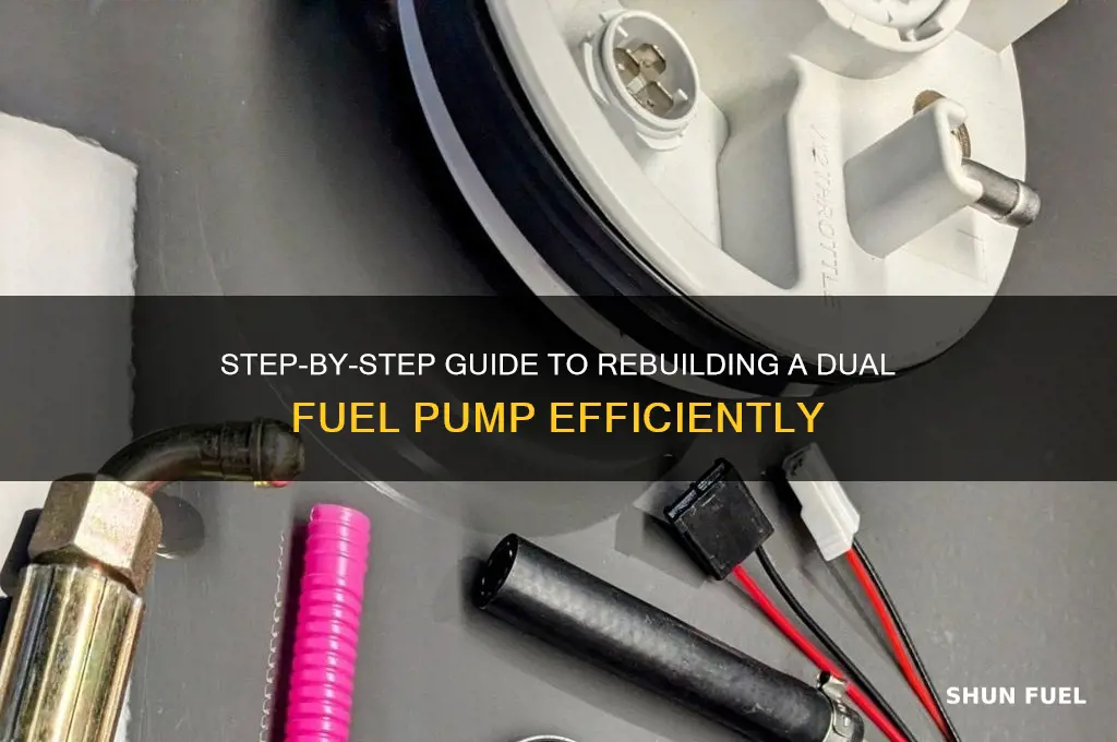 how to rebuild a dual fuel pump