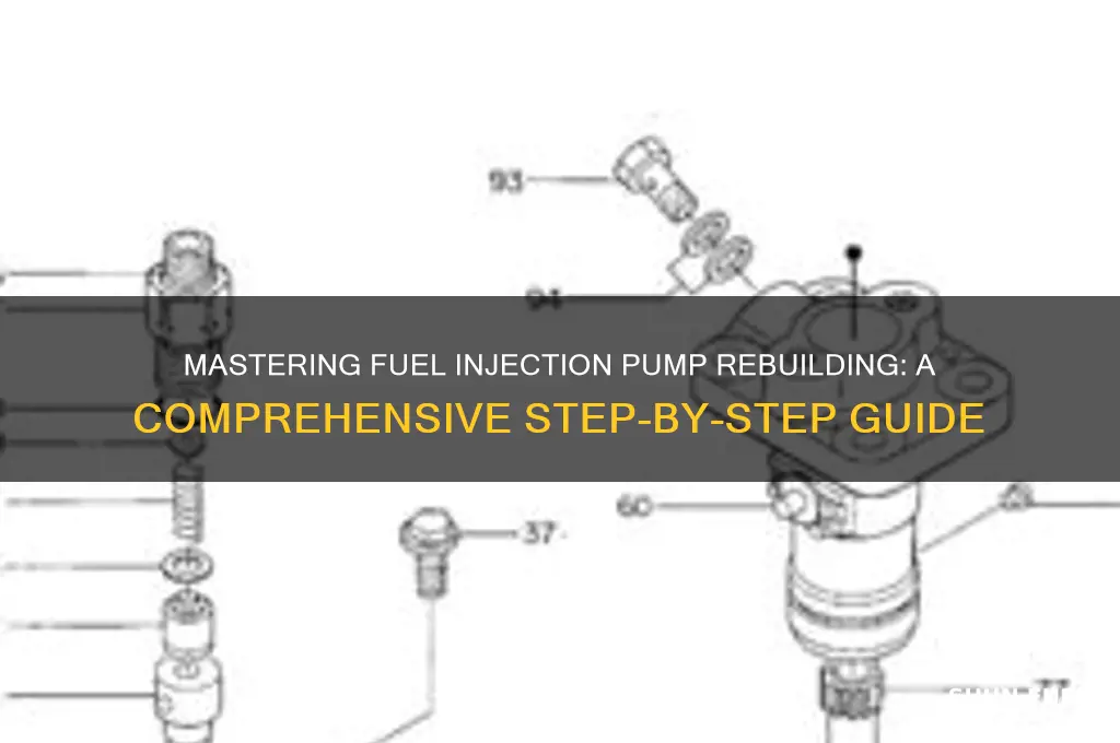 how to rebuild a fuel injection pump