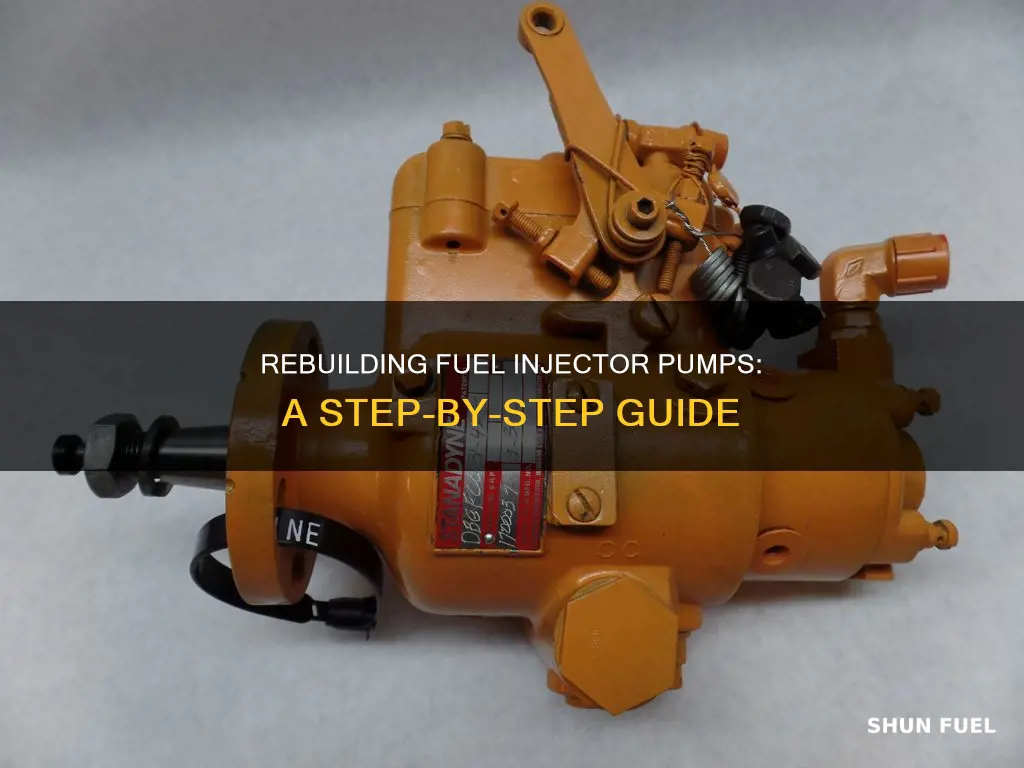 how to rebuild a fuel injector pump
