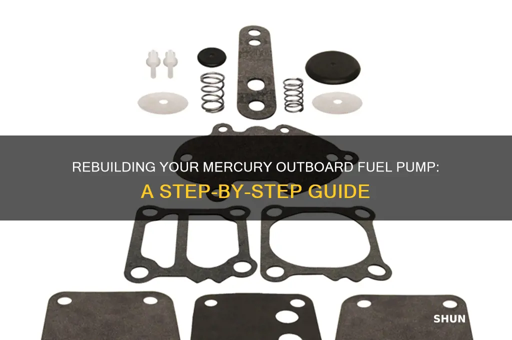 how to rebuild a mercury outboard fuel pump