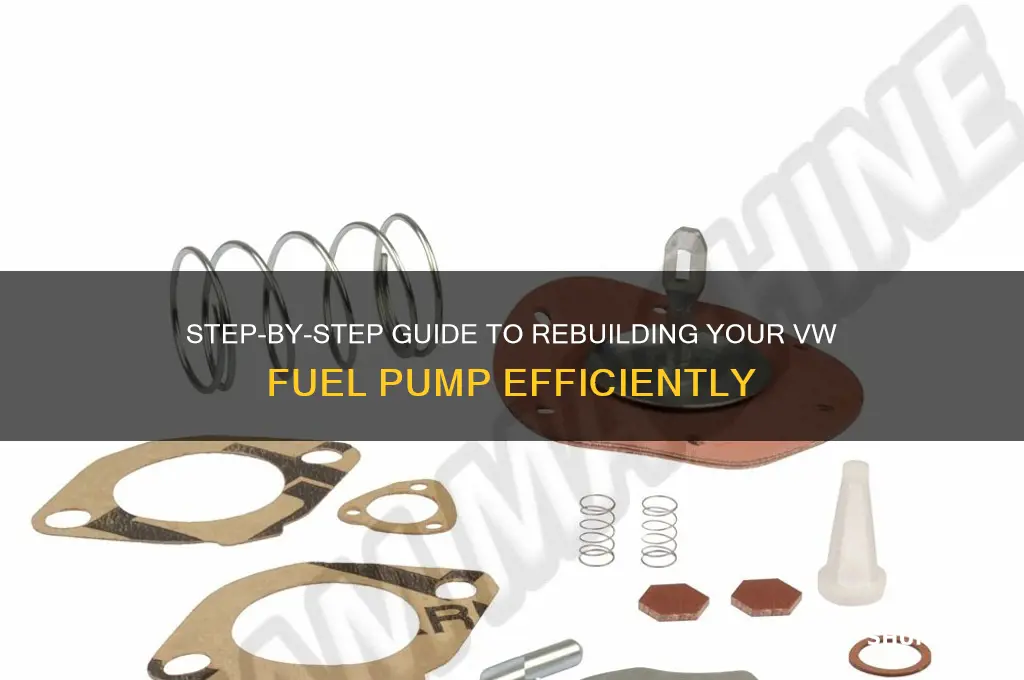 how to rebuild a vw fuel pump