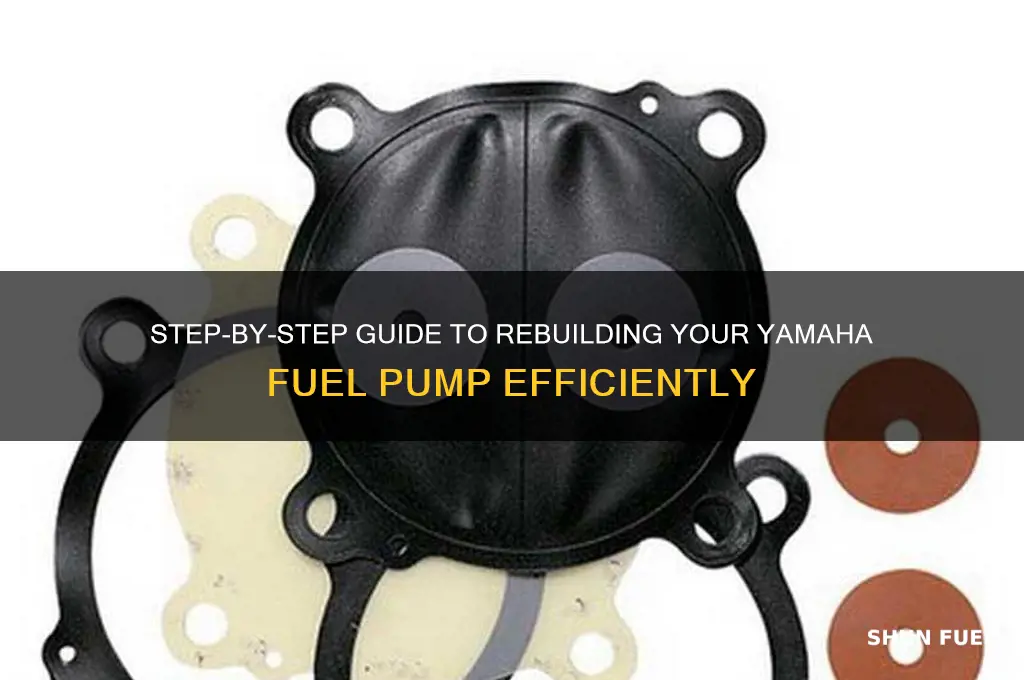 how to rebuild a yamaha fuel pump
