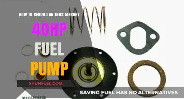Rebuilding Your 1982 Mercury 40HP Fuel Pump: A Step-by-Step Guide