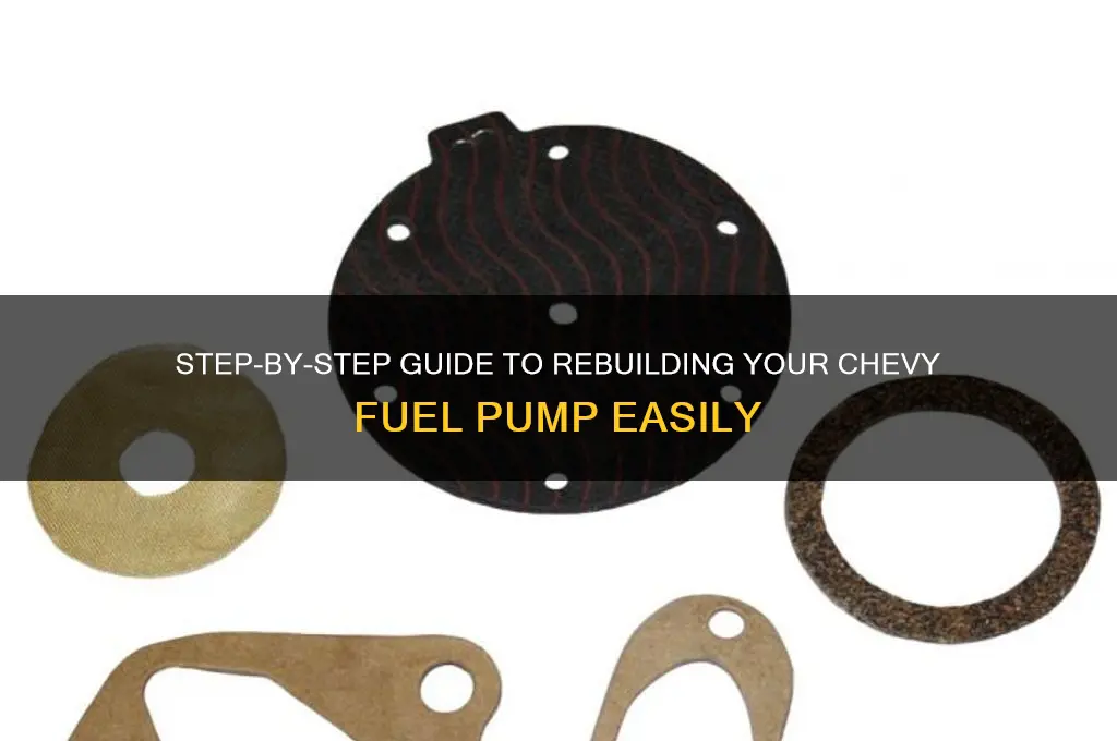 how to rebuild chevy fuel pump