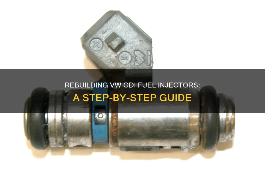 how to rebuild fuel injector vw gdi