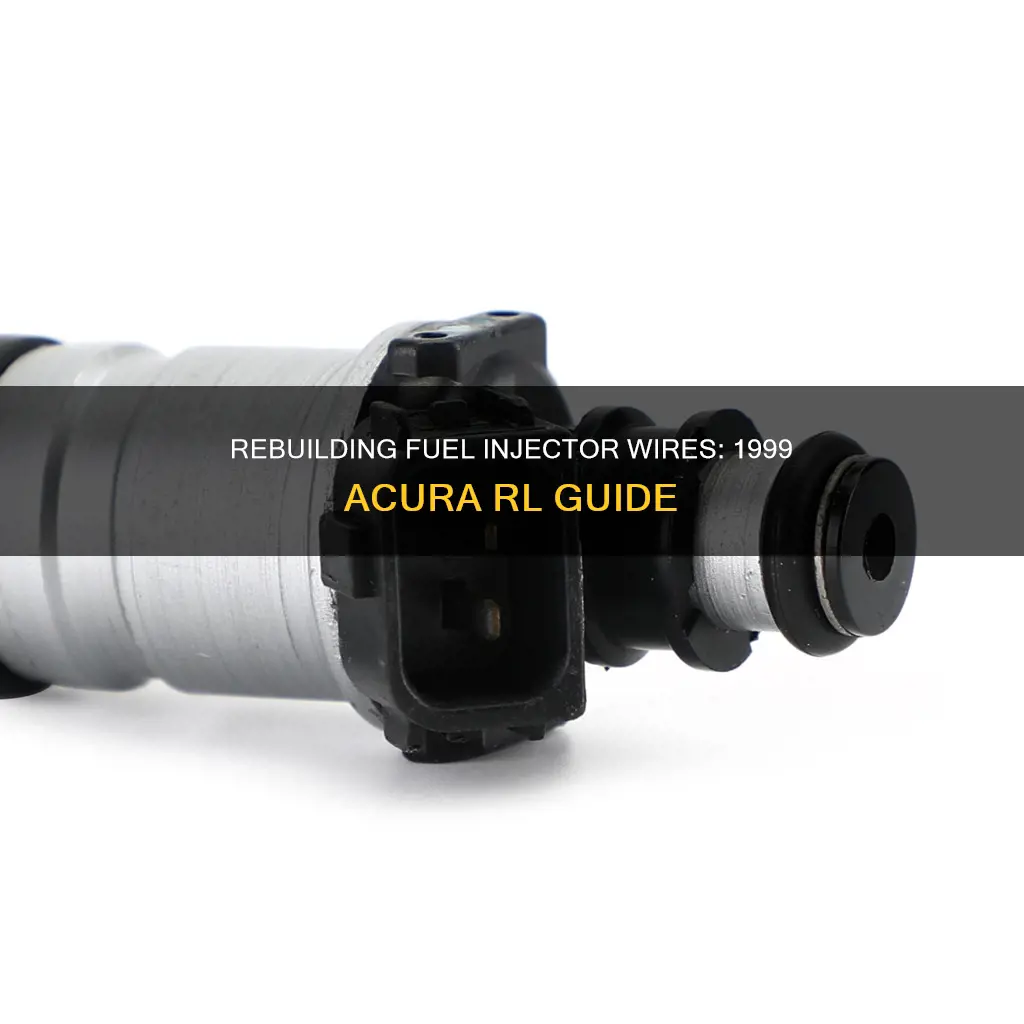 how to rebuild fuel injector wires on 1999 acura rl