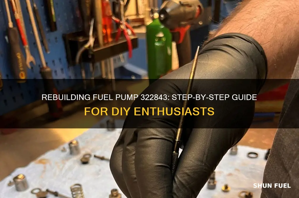 how to rebuild fuel pump 322843